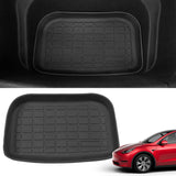 Xipoo Fit Tesla Model Y Frunk Mat Trunk Liner Floor Mats TPE Cargo Mat Backrest Mat for 2022 2021 2020 Tesla Model Y 5 Seater Accessories (Set of 9 Mats)