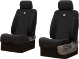 Covercraft Carhartt Super Dux SeatSaver Custom Seat Covers | SSC2361COBK | 1st Row Bucket Seats | Compatible with 2005-2008 Toyota Tacoma | Black