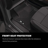 Husky Liners X-act Contour Series | 2nd Seat Floor Liner - Black | 52371 | Fits 2017-2019 Chrysler Pacifica, 2020-2021 Chrysler Voyager 1 Pcs