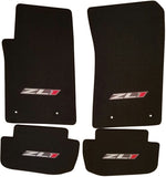 Lloyd Mats 2012-2015 Chevy Camaro ZL1 4 Piece Floor Mat Set with ZL1 Logo Classic Loop - Ebony