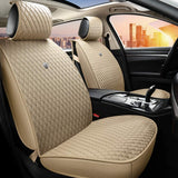 Red Seat Covers Universal Leather Seat Cover Comfortable Car Seat Cover 2/3 Covered 11PCS Fit Car/Auto/SUV (A-China red)
