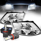DNA Motoring HL-OH-DR09QUA-BK-AM Black Amber Headlights Compatible with 10-18 Ram 1500-5500,Fit Dual or Quad Headlight Models