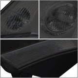 DNA Motoring HL-OH-078-SM-AM Smoke Lens Amber Headlights Replacement For 07-09 Sentra