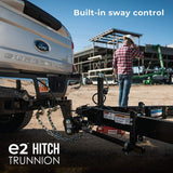 Fastway e2 2-Point Sway Control Trunnion Hitch, 92-00-1033, 10,000 Lbs Trailer Weight Rating, 1,000 Lbs Tongue Weight Rating, Weight Distribution Kit Does NOT Include Hitch Shank Or Ball