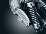 Kuryakyn 4455 Motorcycle Foot Controls: Passenger ISO Board Conversions, Chrome, 1 Pair , black