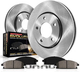 Power Stop KOE2405 Autospecialty Rear Replacement Brake Kit-OE Brake Rotors & Ceramic Brake Pads