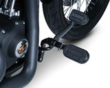Kuryakyn Heavy Industry Switchblades with Male Mount Adapters, Satin Black