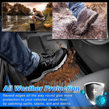 Cartist Custom Fit for Floor Mats Honda Civic 2012 2013 2014 2015 All Weather Waterproof Floor Liners Front & Rear Row Carpet Protection Mat TPE Odorless