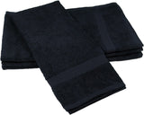 Towels by Doctor Joe (DBS-16273-CHARI-144EA-144PK) Safe-2-Bleach Charcoal 16" x 27" Plush Cotton Salon Towel, (Pack of 144)