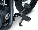 Kuryakyn Heavy Industry Switchblades with Male Mount Adapters, Satin Black