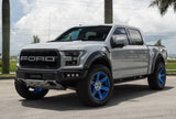 iJDMTOY Lower Bumper Opening Fit 120W LED Fog Light Kit Compatible With 2017-up Ford Raptor, Includes (6) CREE LED Pod, Metal Mounting Brackets & On-Off Switch Relay Wiring