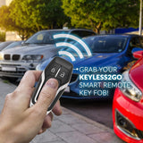 Keyless2Go Replacement for 5 Button Ford Proximity Smart Key for Ford M3N-A2C31243300 164-R8117-2 Pack