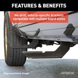 ARIES 2055111 VersaTrac Mounting Brackets, Running Boards Sold Separately