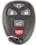 GM Genuine Parts 22936101 5 Button Keyless Entry Remote Key Fob