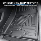 KUST Custom Fit Floor Mats for Hyundai Tucson 2021 2020 2019 2018 2017 2016 All Weather Floor Mat Liner Front and Rear Row Full Set Liners Black