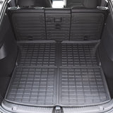 Xipoo Fit Tesla Model Y Frunk Mat Trunk Liner Floor Mats TPE Cargo Mat Backrest Mat for 2022 2021 2020 Tesla Model Y 5 Seater Accessories (Set of 9 Mats)