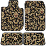 GGBAILEY Black Oriental Driver, Passenger & Rear Floor Mats Custom-Fit for Toyota Sequoia 2017-2019