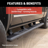 ARIES 2055111 VersaTrac Mounting Brackets, Running Boards Sold Separately