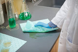"Brady SPC UN1719 15"" x 19"" Heavy Weight Chemical Absorbent Pads with Low Linting Fine Fiber Cover - 100 ct" (SPCUN1719)