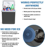 K-Box Electric Cooler and Warmer for Car and Home - 34 Quart (32 Liter) - Dual 110V AC House and 12V DC Vehicle Plugs