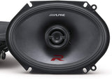 Alpine R-Series 6 x 8 Inch 300 Watt Component 2-Way Car Speakers, Pair R-S68