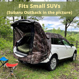 Everybody Preps SUV Tent Car Tent Camo for Small Mid and Large Size SUV Waterproof Tailgate Awning Tent for Camping Travel Emergency Bug Out
