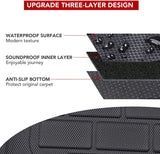 BASENOR Tesla Model 3 Floor Mat 3D All-Weather Anti-Slip Waterproof Full Cover Floor Liners Set Carpet Set Compatible with Tesla Model 3 2022 2021