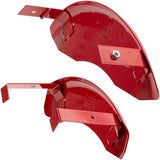 MGP Caliper Covers 55001SHEMRD 'Hemi' Engraved Caliper Cover with Red Powder Coat Finish and Silver Characters, (Set of 4)