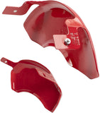 MGP Caliper Covers 10198SM50RD Red Brake Covers Engraved with Silver Mustang/5.0 (2011) (Set of 4)