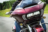 Kuryakyn Mesh Headlight Vent Accents for '15-'19 Road Glide, Chrome