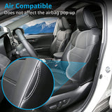 Seat Covers for Toyota RAV4 XLE 2022 2021 2020 2019, Custom Ultra Waterproof Leather Front & Rear Seat Protector Interior Accessories