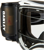 Oakley Airbrake MX Goggles with Race Ready Roll-Off System (Matte White Speed Frame/Clear Lens)