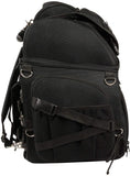 Milwaukee Performance SH689 Black Large Nylon Sissy Bar Bag with Back Pack Straps