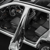 OEDRO Floor Mats Compatible for 2014-2019 Kia Soul, Unique Black TPE All-Weather Guard Includes 1st and 2nd Row: Front, Rear, Full Set Liners