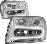 DNA MOTORING HL-HPL-CTR02-BK-AM Headlight Assembly Driver and Passenger Side,Black amber