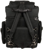 Milwaukee Performance SH689 Black Large Nylon Sissy Bar Bag with Back Pack Straps