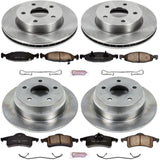 Power Stop KOE2148 Autospecialty Front and Rear Replacement Brake Kit-OE Brake Rotors & Ceramic Brake Pads