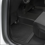 OEDRO Floor Mats 3 Row Fits for 2017-2019 Ford Explorer Without 2nd Row Center Console, TPE All-Weather Guard Includes 1st 2nd and 3rd Row Full Set Liners