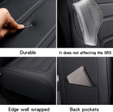 NS YOLO 2007-2017 Wrangler JK Custom Leather Seat Covers (2007-2010 Wrangler 4-Door, Black)
