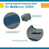 Duck Covers Weather Defender Truck Cover with StormFlow, Crew Cab Long Bed Dually Trucks up to 21'10"L