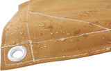 Mytee Products 12' x 20' Tan Canvas Tarp 12oz Heavy Duty Water Resistant