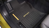 Subaru 2021 2022 Crosstrek Sport Models Only All Weather Floor Liner Mats Black J501SFL130 Front and Rear