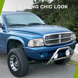 AUTOSAVER88 Headlight Assembly Compatible with 1998 1999 2000 2001 2002 2003 2004 Dodge Dakota 98-03 Dodge Durango Headlamp Replacement Clear Lens