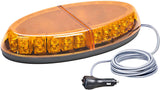 Wolo (3805M-B) Beyond Emergency Warning Mini Light Bar - Blue Lens, Magnet Mount