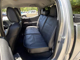 OASIS AUTO 2016-2022 Tacoma Custom Fit PU Leather Seat Cover Compatible with Tacoma 2016-2017-2018-2019-2020-2021 (2016-2022 Tacoma, Black)