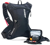 USWE Outlander 3L, Hydration Pack with 1,5L/ 50 oz Hydration Bladder, Black. Bounce Free