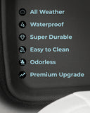 EVNV Tesla Model 3 Floor Mats 2022 - Perfect Model 3 Fit - Easy to Clean Premium Waterproof Mats Protect Your Interior - Logo Free - Tesla Model 3 Accessories (2020-2022)