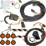 MCSADVENTURES Plug And Play Street Legal Turn Signal Kit With Horn And Hazard For 2019+ Polaris Ranger 1000, 2015+ RZR 900 S, Trail, 1000 XP, XP4, Turbo, Turbo S