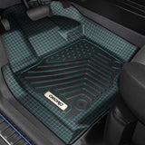 OEDRO Floor Mats Compatible for 2015-2022 Ford F-150 SuperCrew Cab with 1st Row Bench Seats, Unique Black TPE All-Weather Guard Includes 1st and 2nd Row: Front, Rear, Full Set Liners