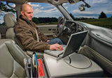 AutoExec AUE60000 AutoExec AUE60000 RoadMaster Truck Desk with Built-in 200 Watt Power Inverter